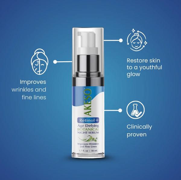 Akeso Age-Defying Botanical Night Serum | Best for Aging Skin