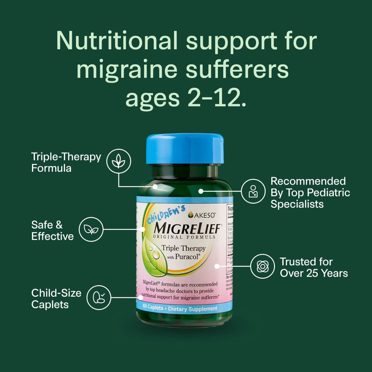 Key benefits of Children's MigreLief.