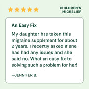 Customer review of Children's MigreLief.