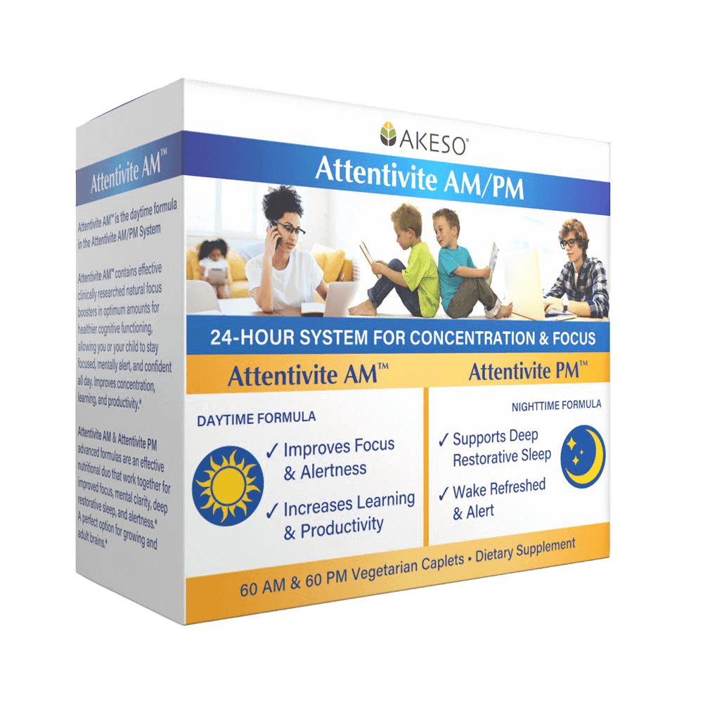 Attentive AM/PM 24-Hour System for Concentration and Focus.