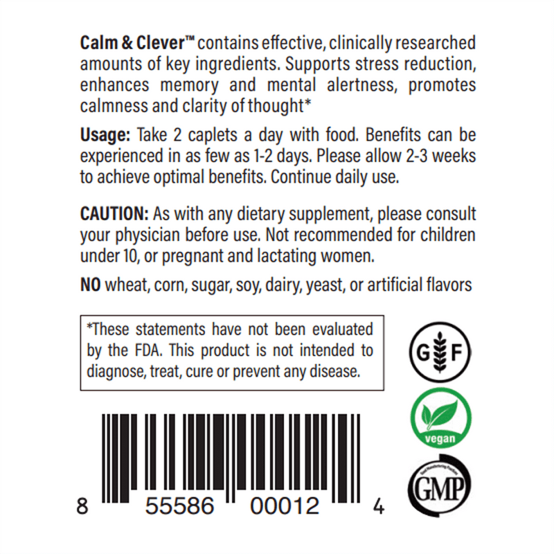 Calm & Clever usage instructions. 