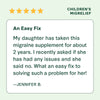 Customer review of Children's MigreLief.