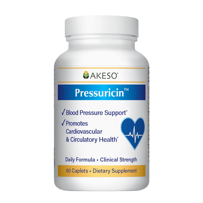 Akeso's Pressuricin Supplement. 60 caplet dietary supplement. 
