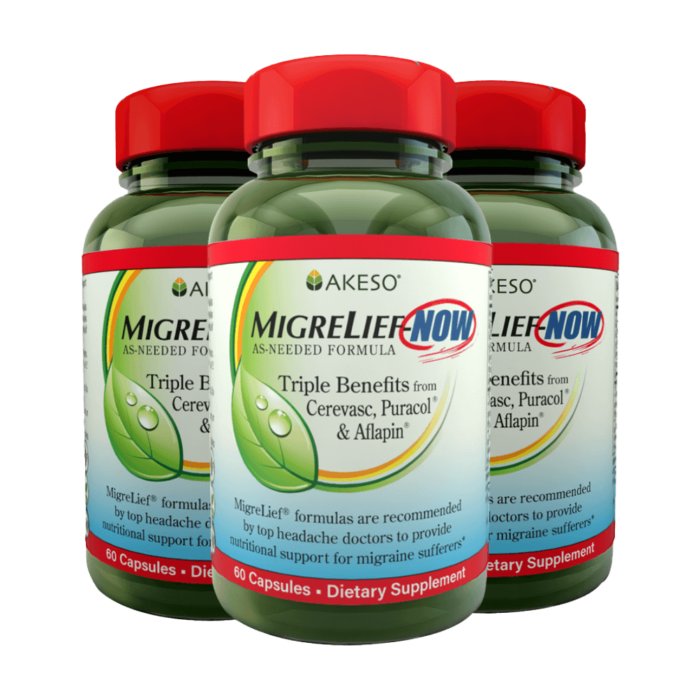 migrelief-now migraine supplement 3 pack bundle