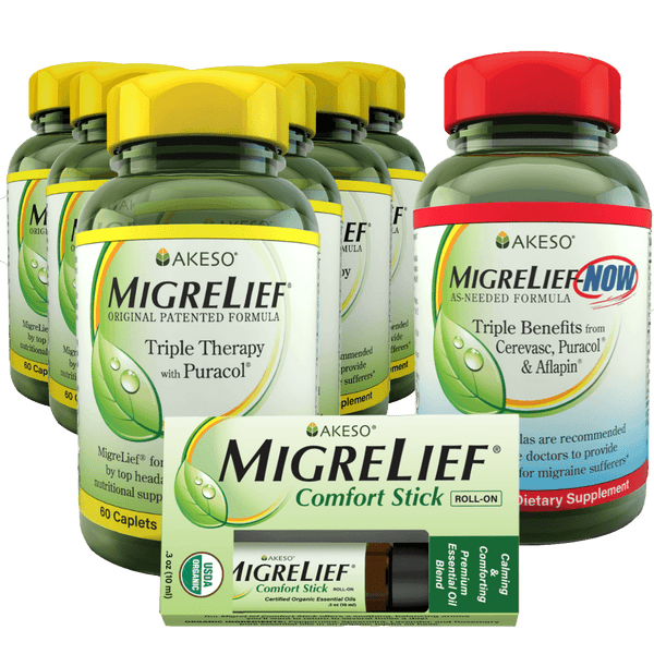MigreLief Original, NOW, Rollon, Best Value Bundle