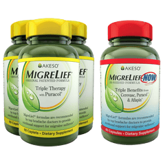 MigreLief Original and MigreLief-NOW Great Deal Bundle